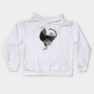 Chicken 3: Demisexual Pride (2022) Kids Hoodie